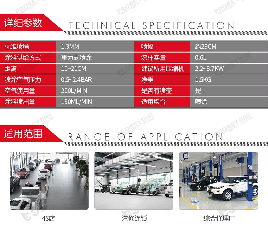 GW-150050062-薩塔 1066598 SATAjet 1500 B HVLP 1.3 環(huán)保省漆面漆噴槍-2