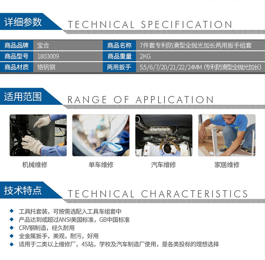 寶合1803009--7件套專(zhuān)利防滑型全拋光加長(zhǎng)兩用扳手組套_02